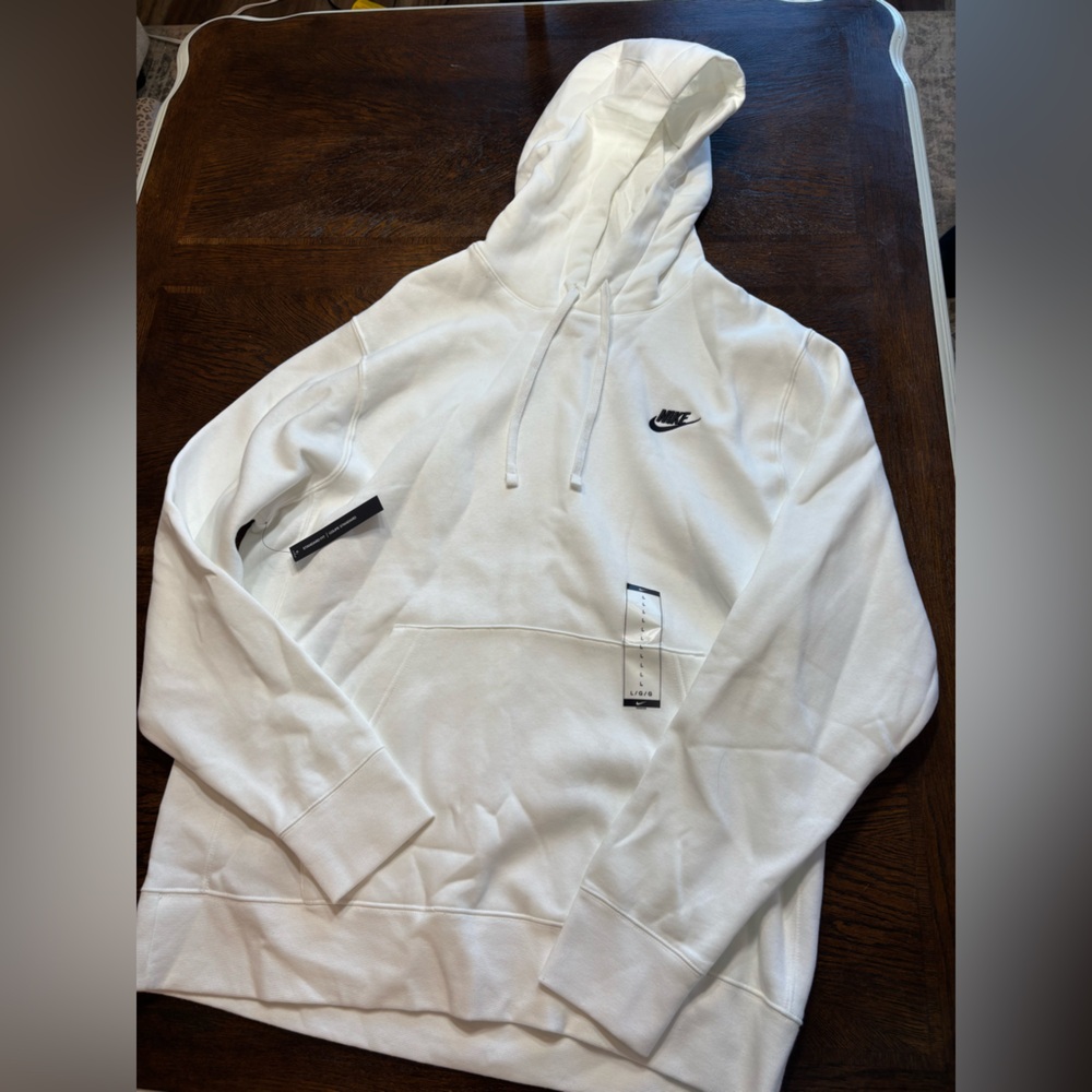 Nike White Hoodie
